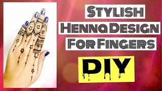 2 Minute Easy Henna Design On Fingers for Beginners | HennaAndNailArt screenshot 5
