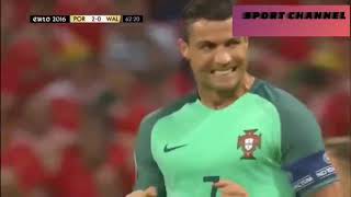 اروع مباريات يورو 2016 البرتغال ضد ويلز 