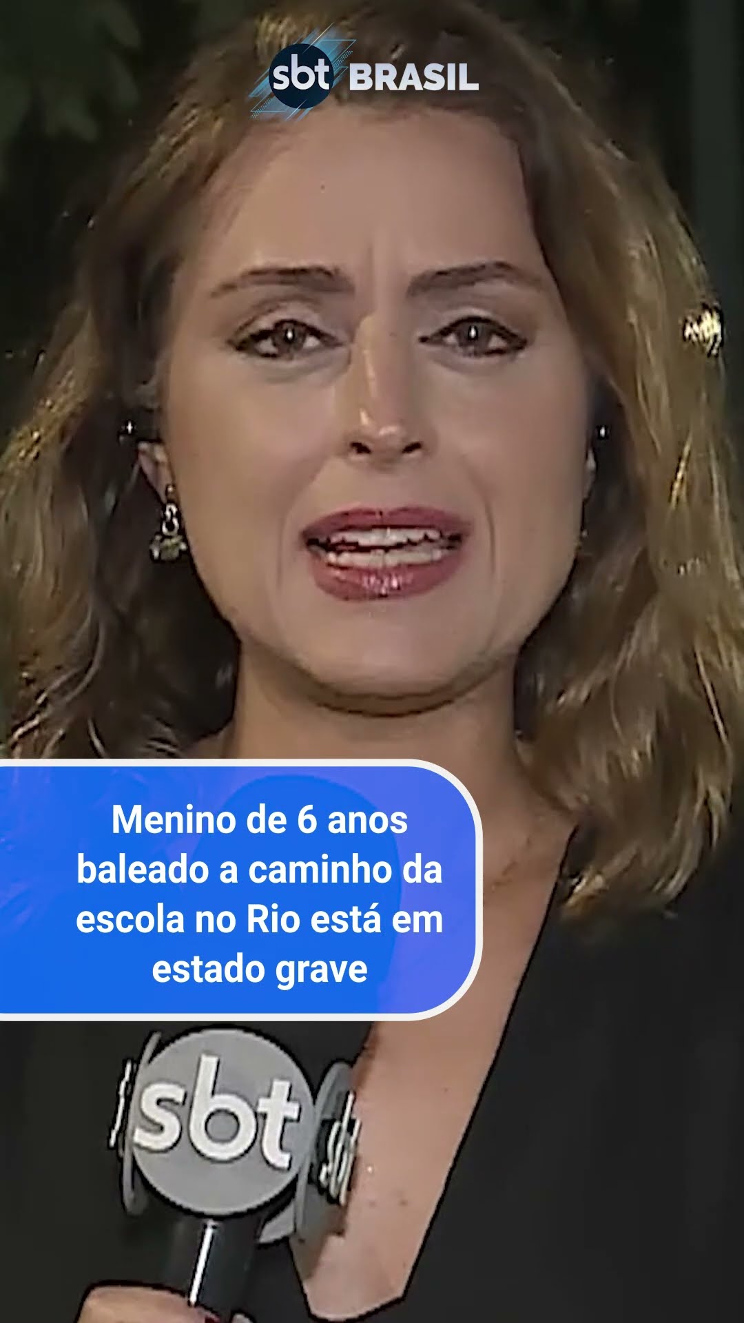 Criança de 6 anos é baleada no peito a caminho da escola no Rio | SBT Brasil (12/12/24)