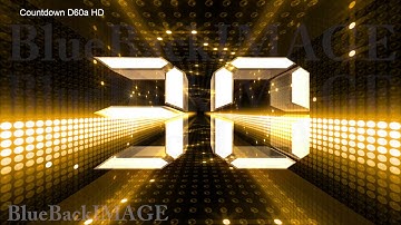 Stock Footage Countdown Numbers Digits timer count intro leader trailer Countdown D60a HD