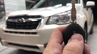 2018 Subaru Forester Remote Start Procedure