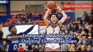 Better Than Julian Newman!?? Emmanuel Maldonado Basketball Shooting Form Breakdown | JP Productions