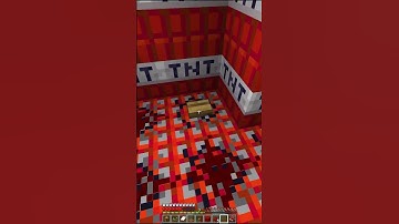 Nether Armor vs TNT Atom Bomb Can We Survive ?? 💥#shorts #viral #minecraft #technogamerz