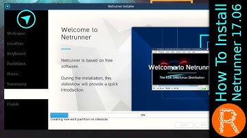 How To Install Netrunner 17.06