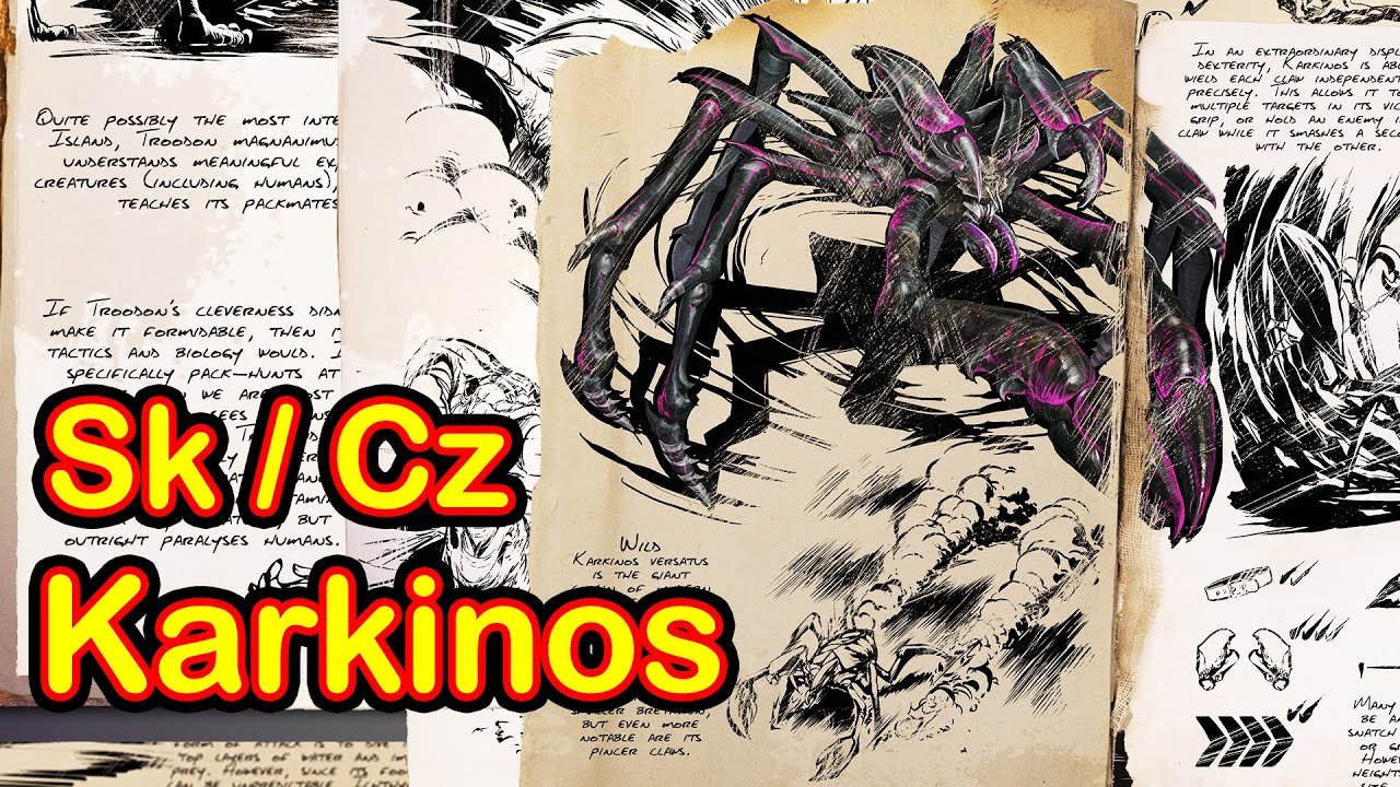 Jak ochočit Karkinos - Ark: Survival Evolved Cz / Sk - Tutorial Návod