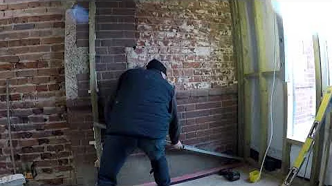 Fixing battens to awkward and misshaped walls