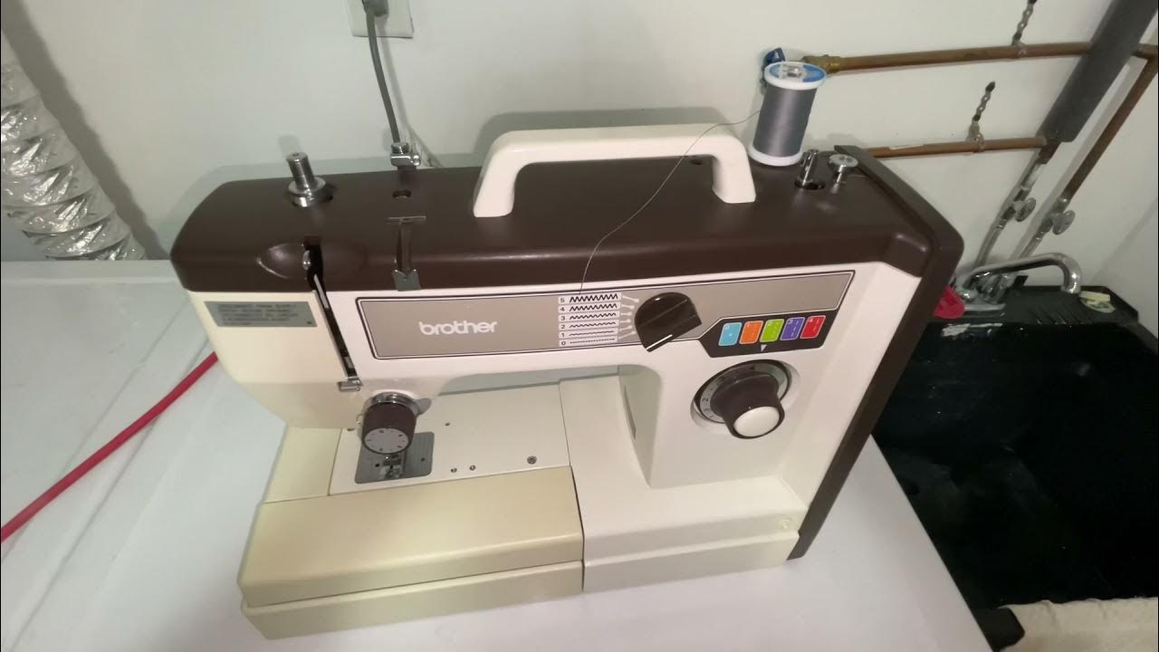 Brother VX710 Sewing Machine Threading The Needle YouTube