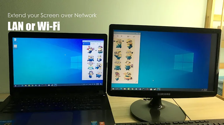 Free | Extend your Screen over Network ( Lan or Wi-Fi )