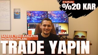 #8 Sadece Yeni Baslamis Momentumlari Trade Yapin