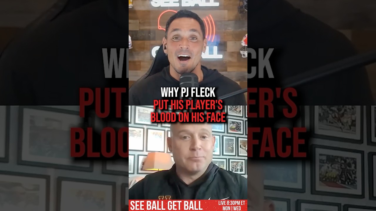 Why PJ Fleck Wiped His Player’s Blood On His Face