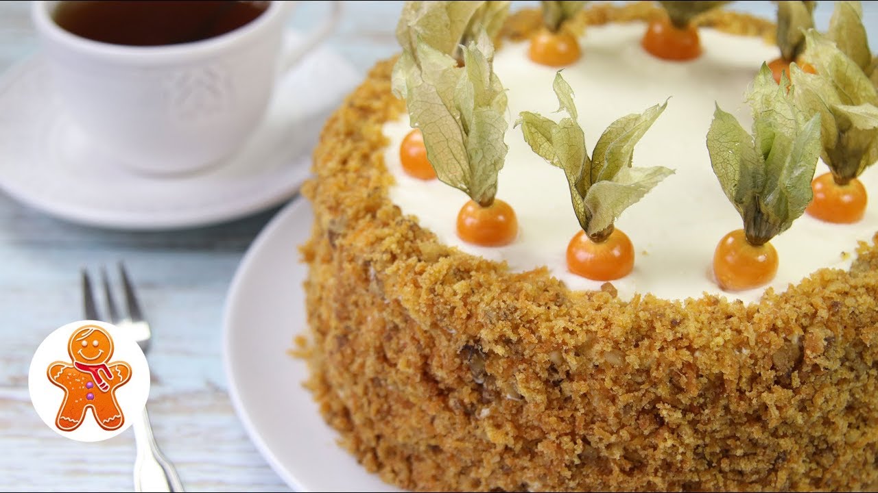 МОРКОВНЫЙ ТОРТ ✧ Простой, Сочный и Очень Вкусный ✧ Carrot cake