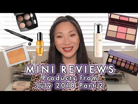 Mini Reviews - Products from July 2018 Part 2 - YouTube