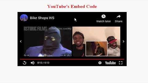 Video Embedding Options 2019