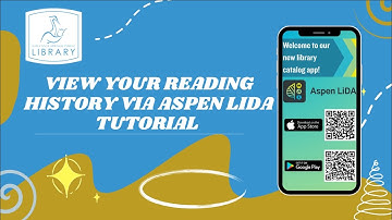 Viewing Your Reading History via Aspen LiDA Tutorial