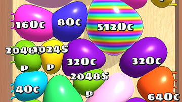 Blob Merge 3D - Multiple Quadrillion Satisfying ASMR Gameplay ( Cube Arena 2048 )