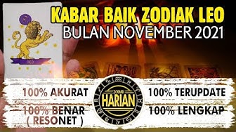 Zodiak leo bulan november 2021