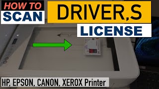 How To Scan Driving License on Printer ?