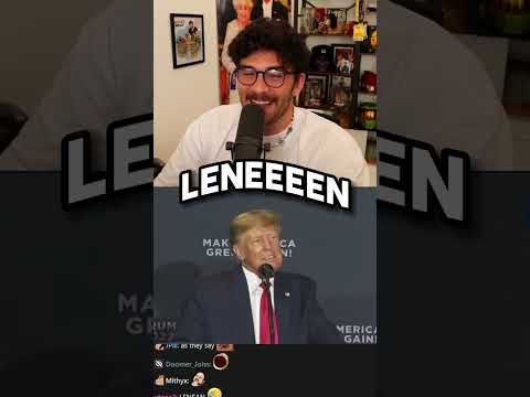 Thumbnail for Hasan losing his mind over the way Trump says Lenin😭😭😭