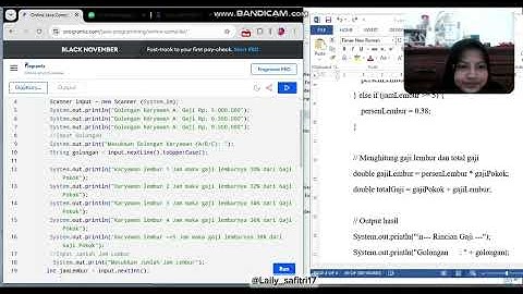 Tugas Praktikum 2 Operator Java - Universitas Terbuka (Algoritma dan Pemrograman)