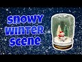 Take Home Craft: Snowy Winter Scene