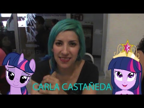 Carla Castañeda - voz de Twilight Sparkle (dice TE AMO TIMBER)