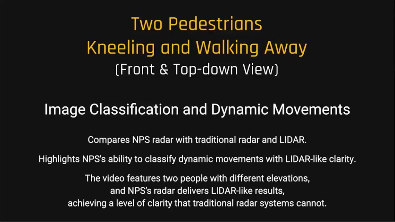 Advancing Pedestrian Detection: NPS Radar Demonstration - YouTube