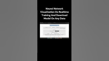 Real time Neural Network Visualization | Train, Analyze & Download Models in Minutes 🚀