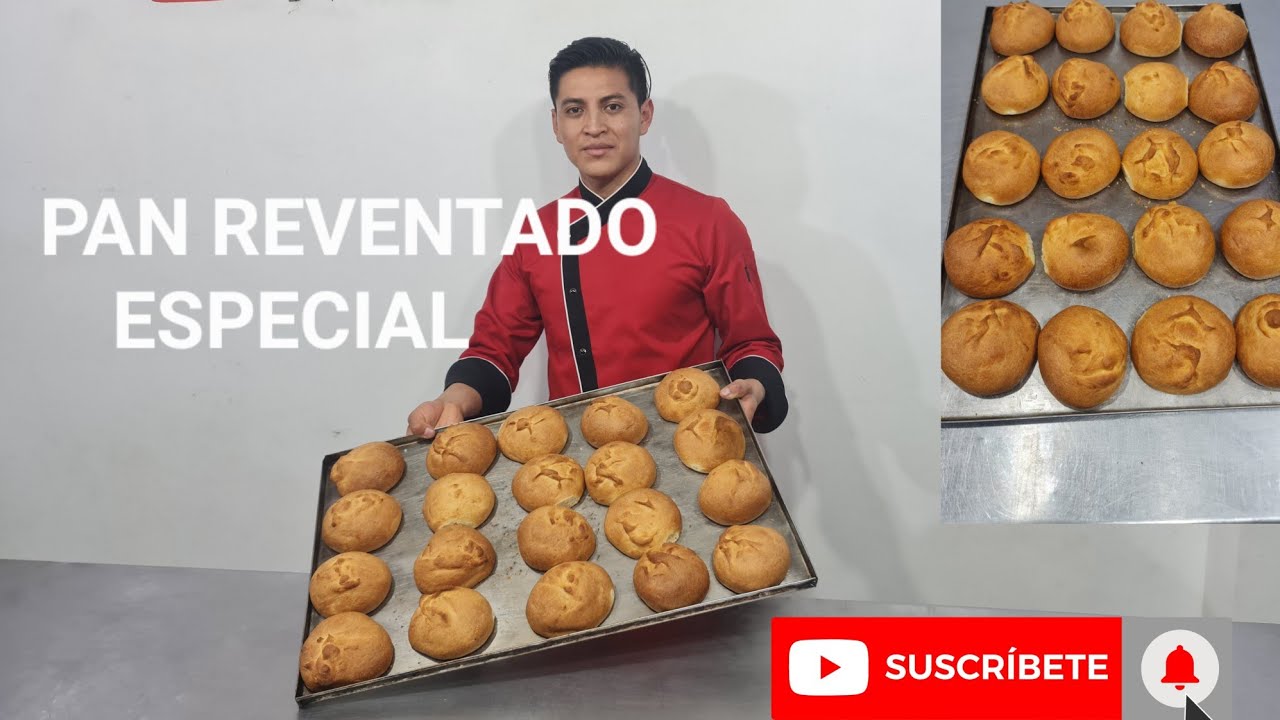 COMO HACER PAN REVENTADO ESPECIAL (el mejor video)