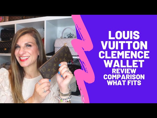 Review: Louis Vuitton LV Clemence Wallet in Damier Ebene Canvas
