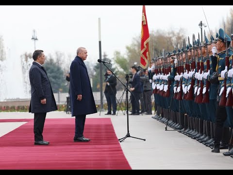 Cumhurbaşkanımız Erdoğan, Kırgızistan’da