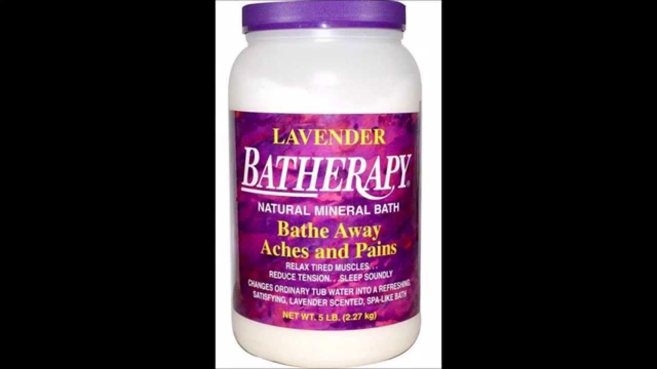 Batherapy Natural Mineral Bath, Lavender YouTube