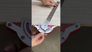 Precision Woodworking With The Stainless Steel Edge Ruler Protractor Measuring Tool Overview