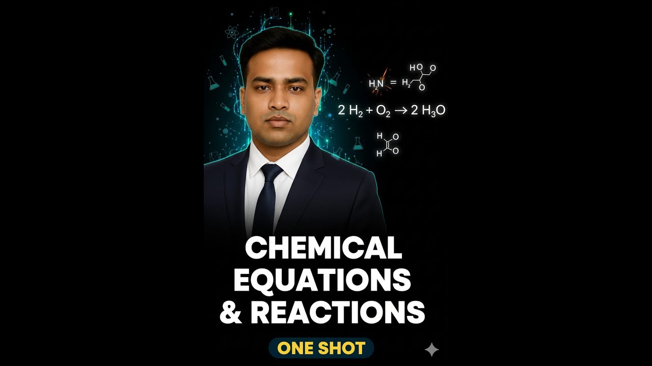 CHEMICAL REACTION AND CHEMICAL EQUATION ALL IMPORTANT MCQ FOR BOARD