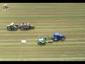 Raking, Baling and Wrapping Triticale near Eaton Ohio