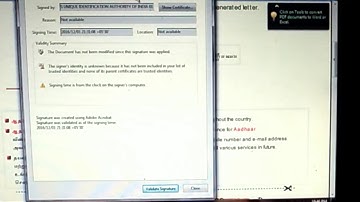 How aadharcard signature verification