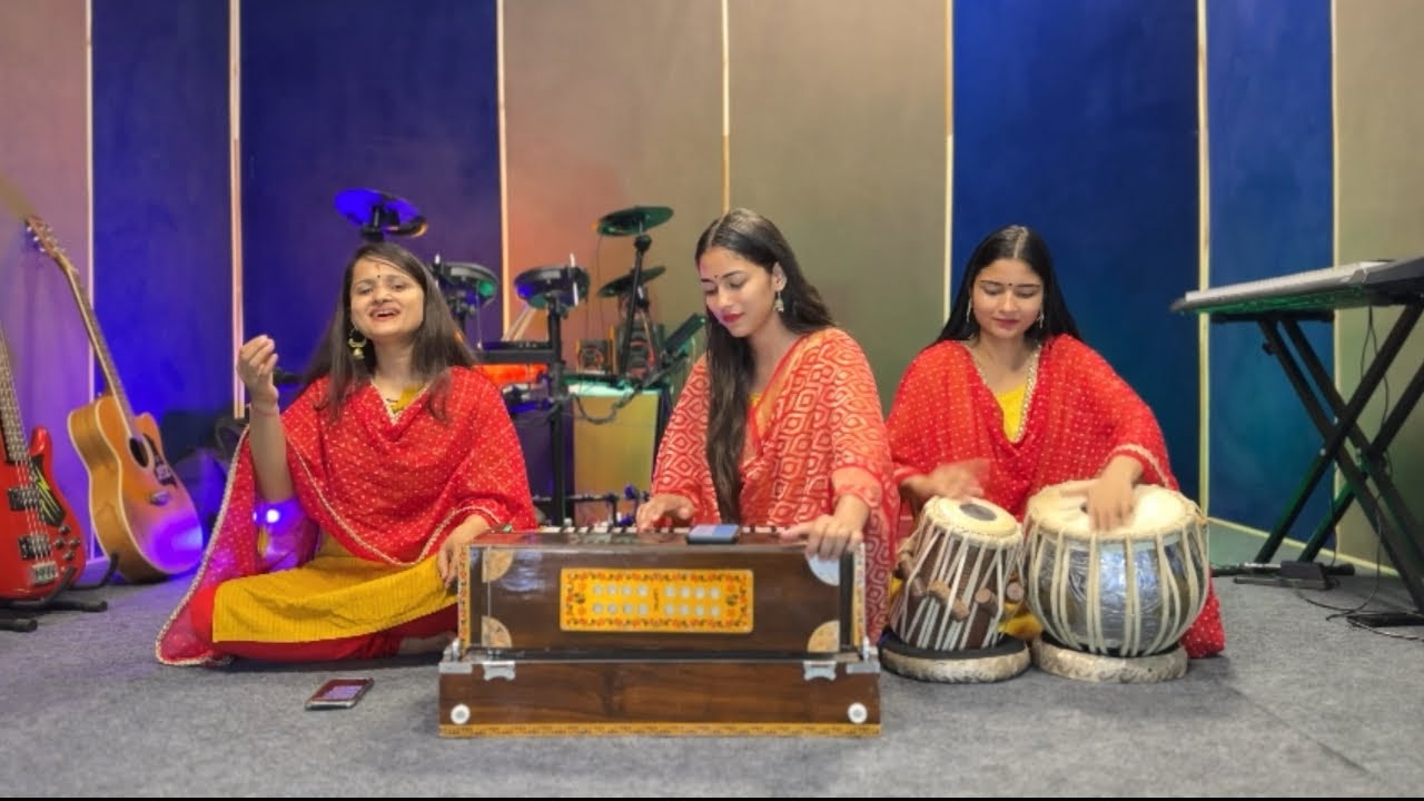 Navratri Bhajan | Mai To Nachungi Tere Darbar Mayya | Kiran, Muskan & Mona Chopra | Vasukifusions