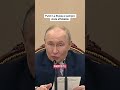 Putin: La Russia è sempre stata affidabile #putin #russia