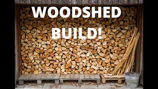 Building a 6 Cord Woodshed For FREE… Part 1!  EP 6