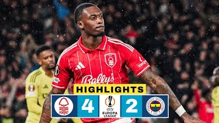 Nottingham Forest vs Fenerbahce 1-2 (Agg. 4-2) | Highlights | Aktürkoğlu Goal | Callum Hudson-Odoi