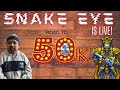 Pubg Mobile Live|Chill Stream With Snake Eye| Hand Cam live| Road To 50K