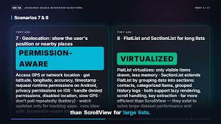 Scenario: Geolocation, SectionList, Brownfield & Global State | React Native Interview (18.4)