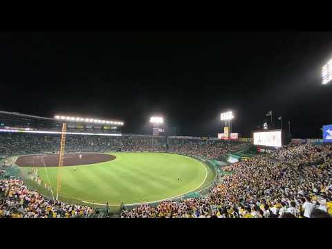 阪神タイガース 6月の勝利の六甲おろし！甲子園球場LED演出！！2022年6月24日