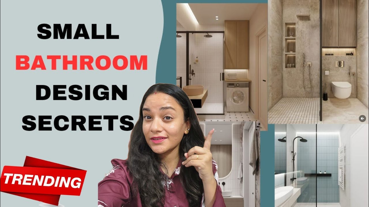 9 design tips to maximize a small bathroom space - YouTube
