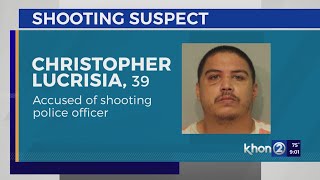 Search for alleged shooter of Big Island police officer continues