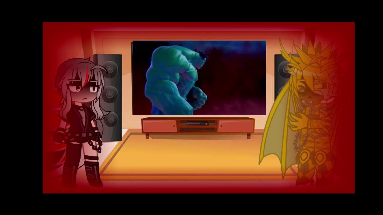 Female Ultima & Solver Ghidorah react to Godzilla vs Hulk