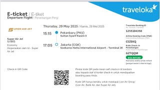 KODE BOOKING TIKET PESAWAT TRAVELOKA |CARA MELIHAT KODE BOOKING SAAT PESAN DI TRAVELOKA 