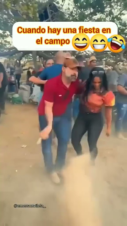 Cuando hay una fiesta en el campo #humor #tendencia #viral