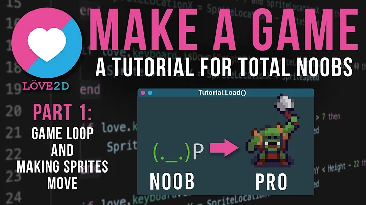Make A Game: A Tutorial For Total Noobs | Love2D | Part 1