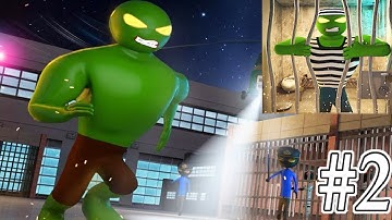 Monster Stickman Prison Escape Android Gameplay #2 - I Escaped The Jail