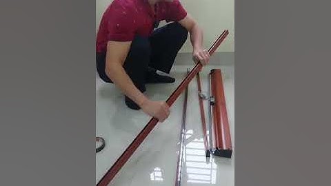 HƯỚNG DẪN LẮP ĐẶT CỬA LƯỚI CHỐNG MUỖI TỰ CUỐN